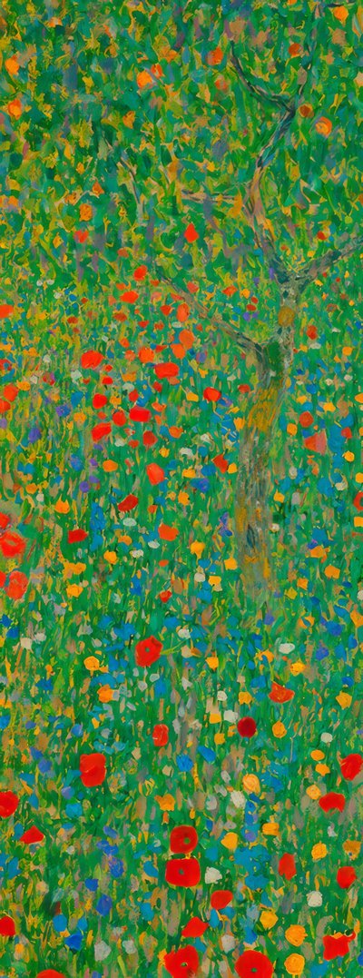 Campo di papaveri da Gustav Klimt